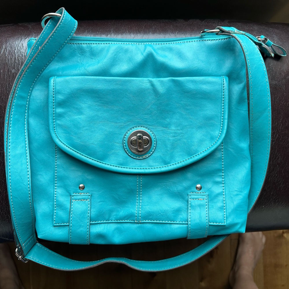 Émilie M Handbag Blue Crossbody Bag